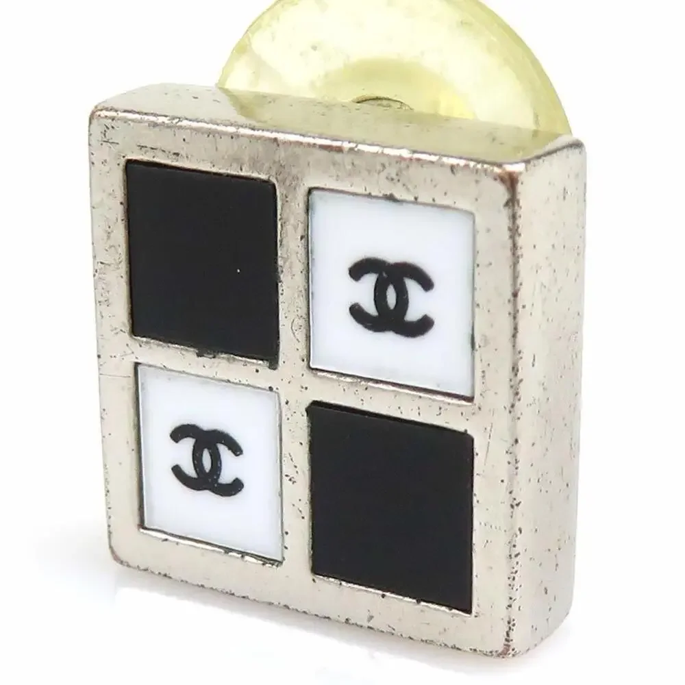 Chanel Earrings Silver-Tone Metal #261247C54B